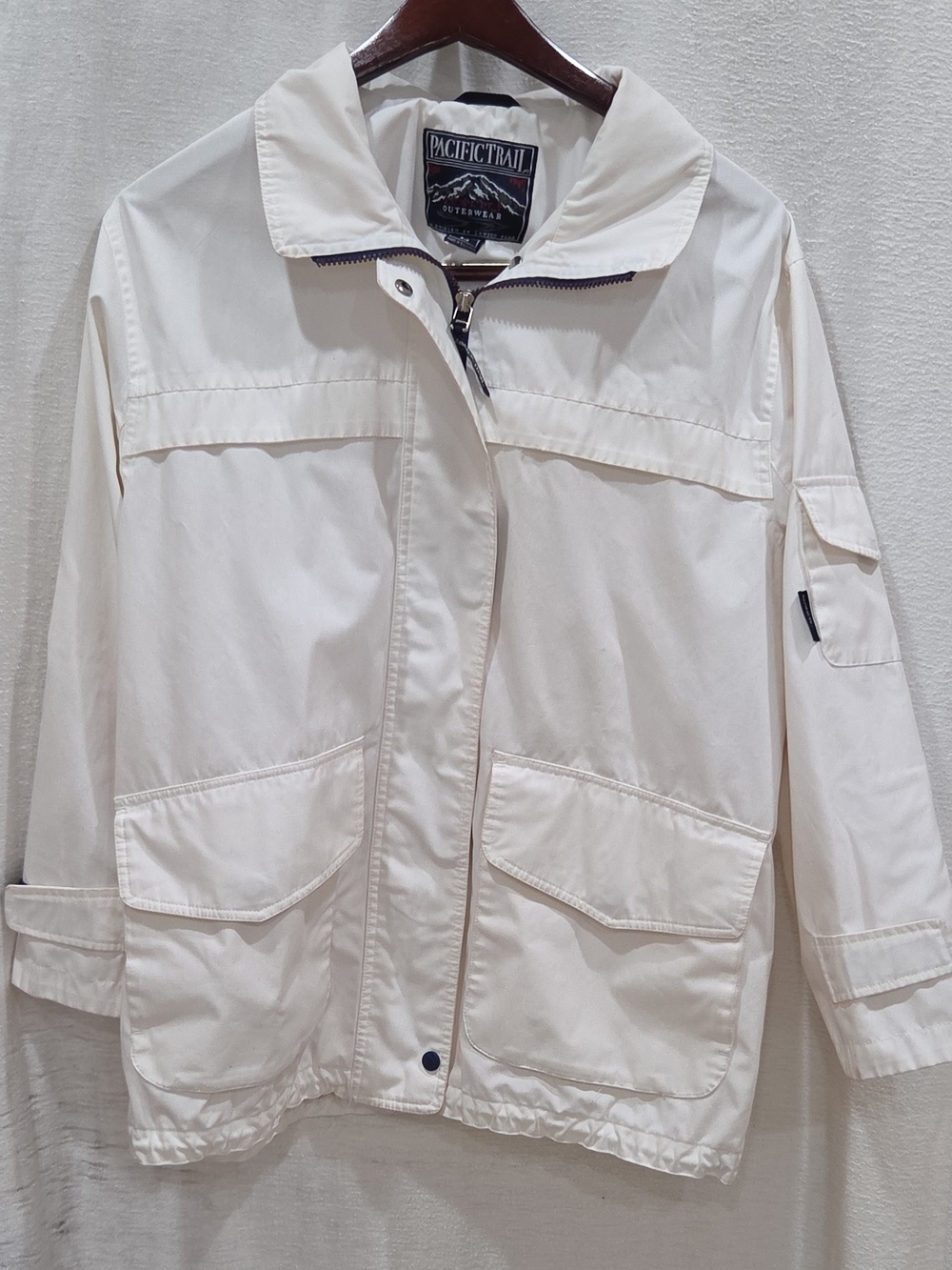 Pacific Trail Women's Off-White Utility Jacket, No Hood